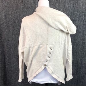 Billabong 1/2 Zip Hoodie Snap Back Small